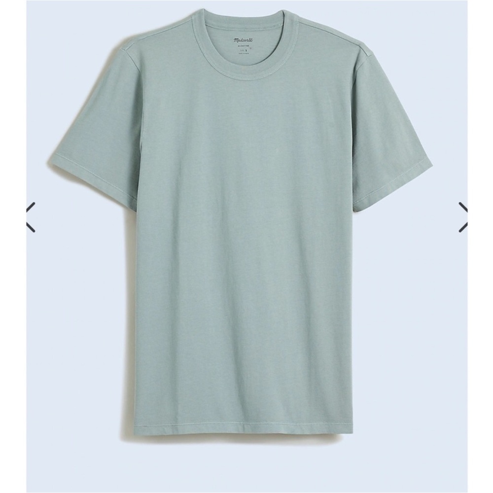 NWT Madewell All Day Casual Short Sleeve Crewneck Tee Shirt Sz XL Dye Flaw - Picture 2 of 7